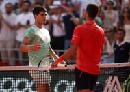 Novak Djokovic defeated Carlos Alcaraz in the 2023 French Open SF